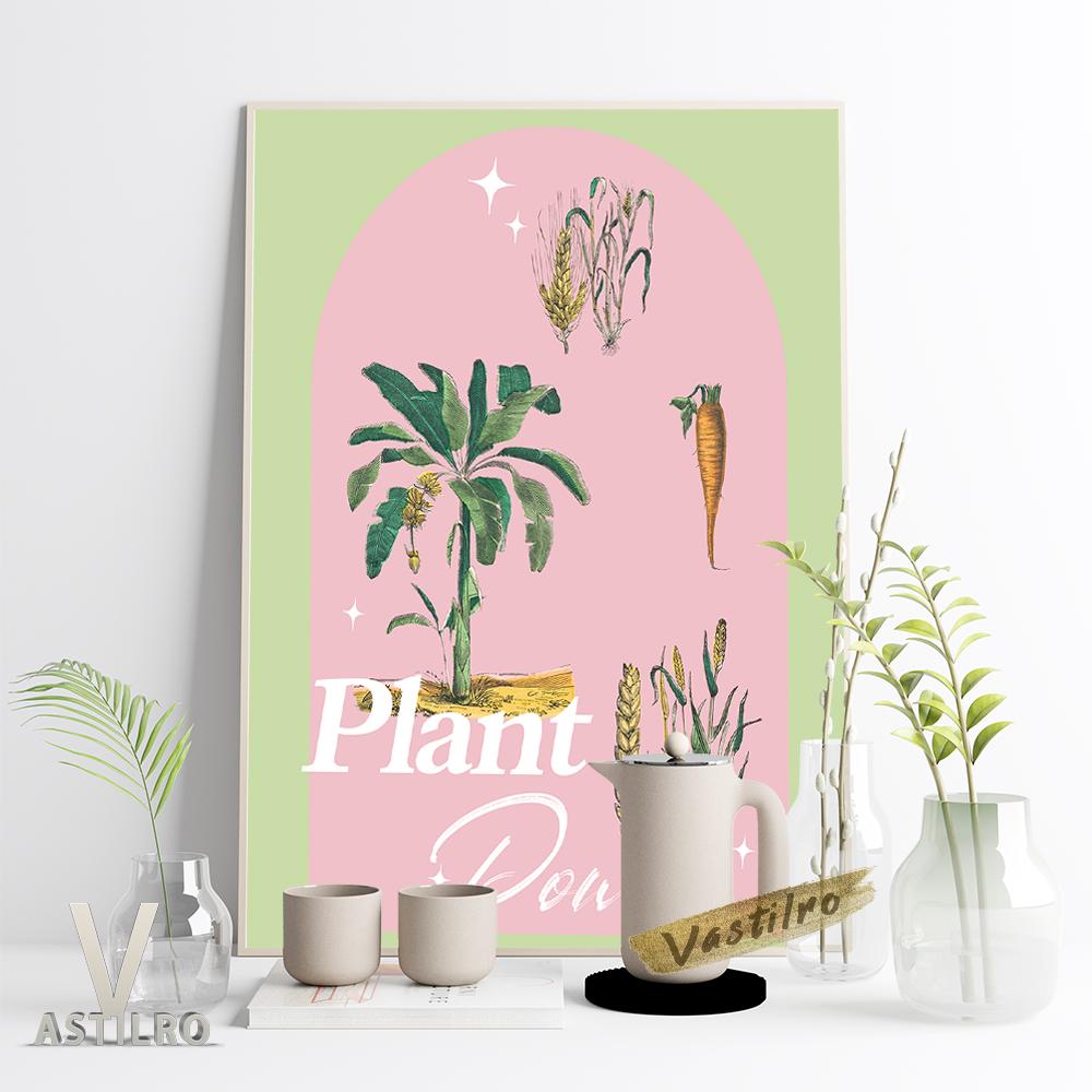 Plant Power Printing Poster Flora Clip Art Vector Pattern Modern Mural Painting Kitchen Farmhouse Restaurant Canvas Painting
Plant Power Printing Poster Flora Clip Art Vector Pattern Modern Mural Painting Kitchen Farmhouse Restaurant Canvas Painting