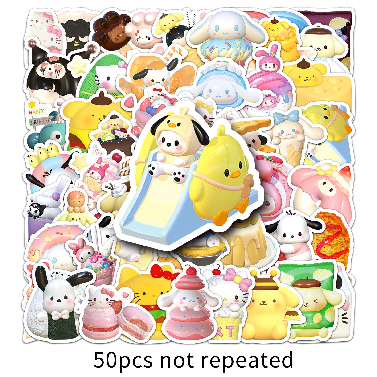 50 Sheets of 3D Sanrio Dessert Stickers for Journals and Stationery
50 Sheets of 3D Sanrio Dessert Stickers for Journals and Stationery