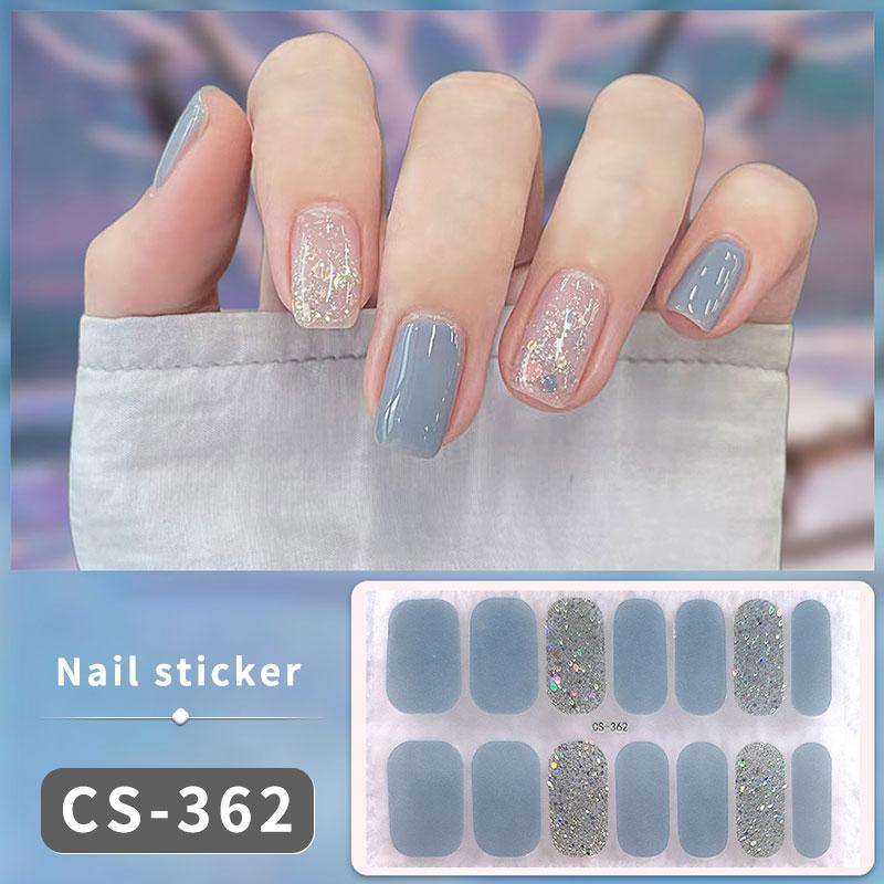 Glitter Blue Full Cover Nail Sticker Solid Nail Paste Wraps French Design Black Purple Red Color Nail Decals Manicure Decoration
Glitter Blue Full Cover Nail Sticker Solid Nail Paste Wraps French Design Black Purple Red Color Nail Decals Manicure Decoration