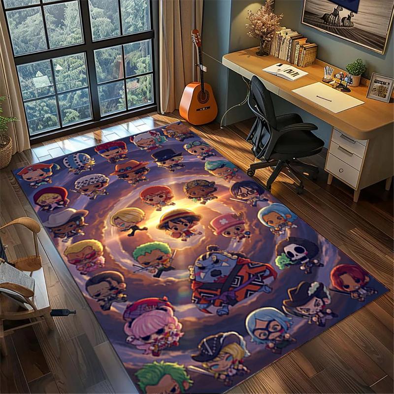 Washable ONE PIECE Floor Mat Large Area Non Slip Rug Gamer Room Bedroom Home Decor kwq4 60x90cm
Washable ONE PIECE Floor Mat Large Area Non Slip Rug Gamer Room Bedroom Home Decor kwq4 60x90cm