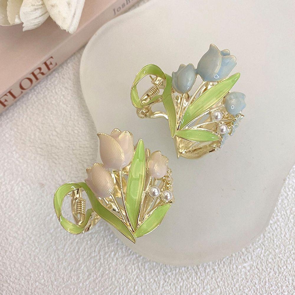 Gripper Fixed Artifact Crab Clip Hair Accessories Tulip Flower Hair Claw Korean Style Hair Clip
Gripper Fixed Artifact Crab Clip Hair Accessories Tulip Flower Hair Claw Korean Style Hair Clip