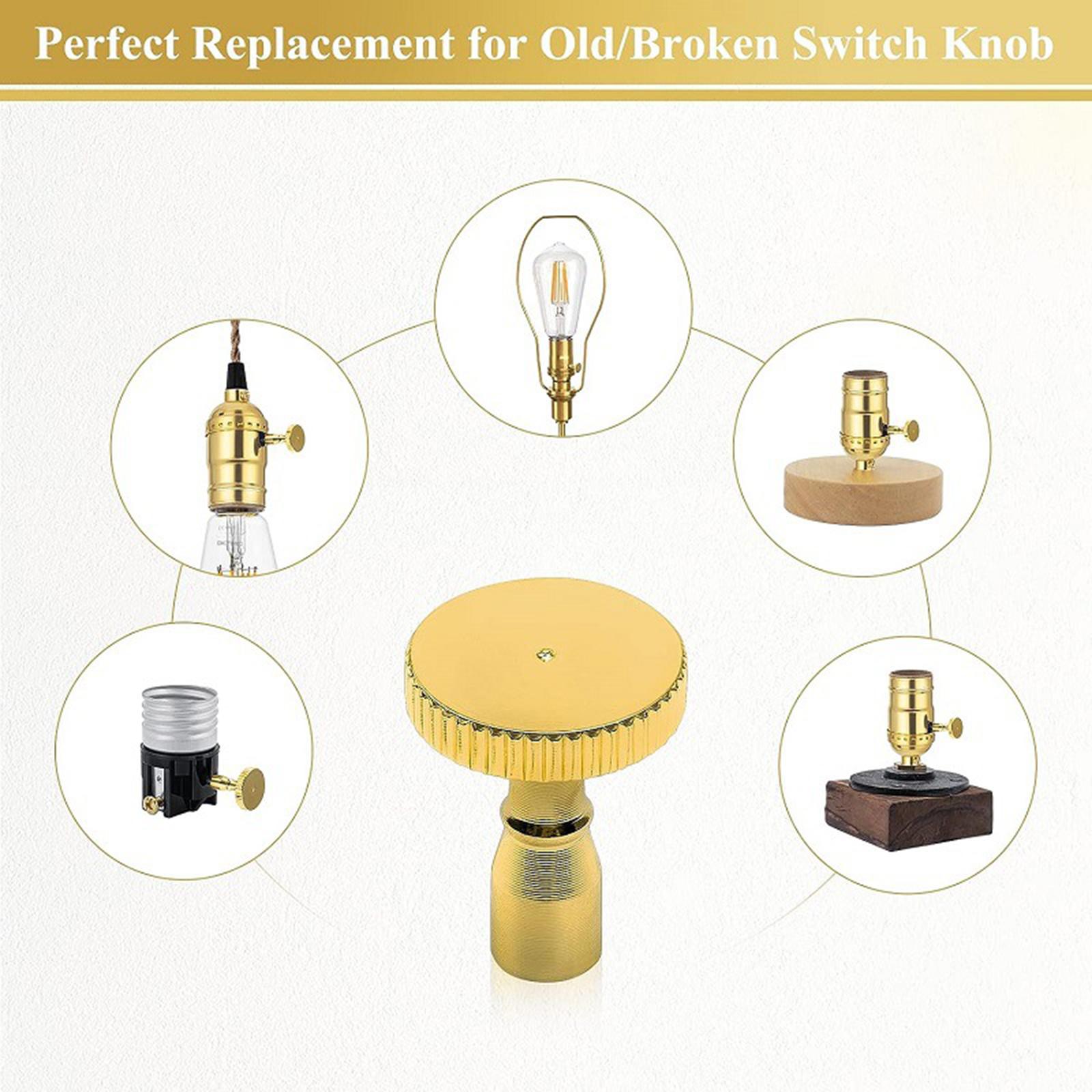 10Pcs Lamp Switch Knobs Replacement Lamp Turn Knob Metal Lamp Switch Knob Standard Size Twist Knob for Common Lamps чорний
10Pcs Lamp Switch Knobs Replacement Lamp Turn Knob Metal Lamp Switch Knob Standard Size Twist Knob for Common Lamps чорний