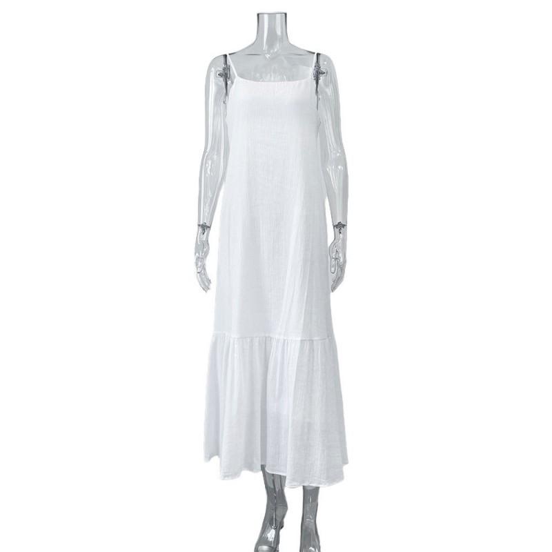 New Style Vacation Casual Long Dress Summer Cotton Elegant Suspender Women L
New Style Vacation Casual Long Dress Summer Cotton Elegant Suspender Women L