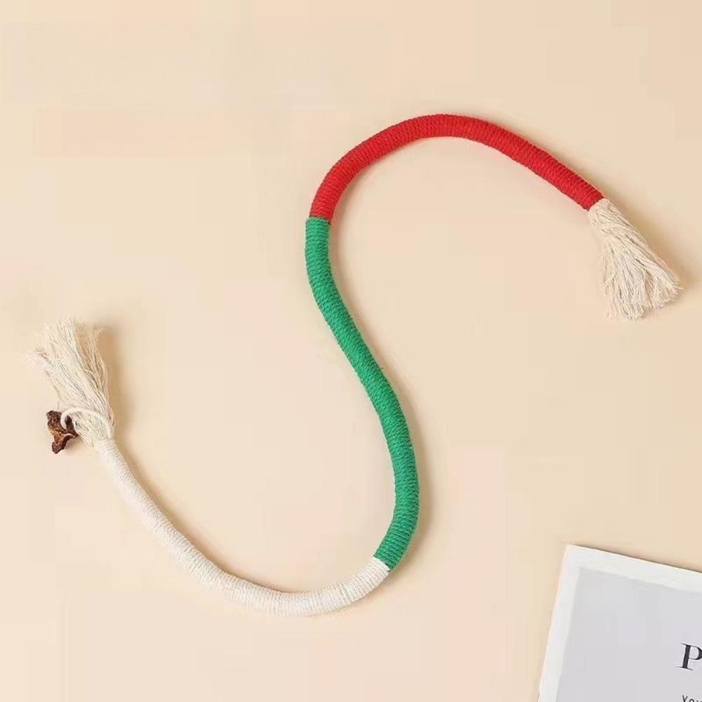 Refillable Catnip Chew Rope Cat Toy, Suitable for Indoor Cats Kitten Teething Toys, Safe Chewing Games and Teeth Cleaning
Refillable Catnip Chew Rope Cat Toy, Suitable for Indoor Cats Kitten Teething Toys, Safe Chewing Games and Teeth Cleaning