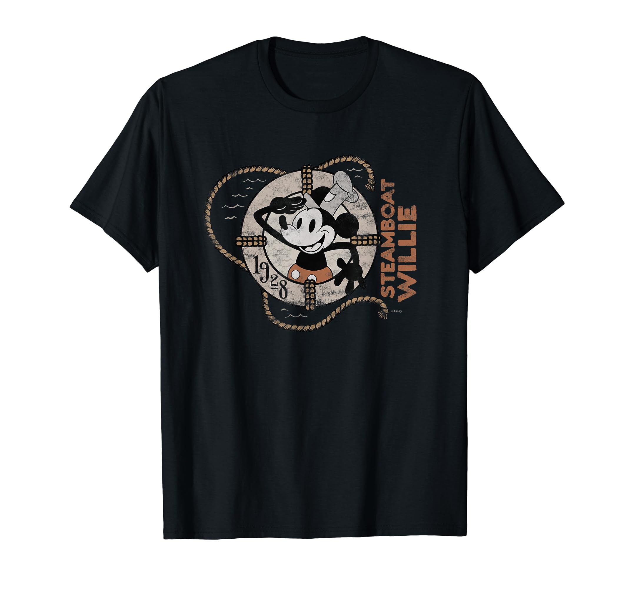Disney 100 Mickey Mouse Steamboat Willie Antique Style D100 T-Shirt
Disney 100 Mickey Mouse Steamboat Willie Antique Style D100 T-Shirt