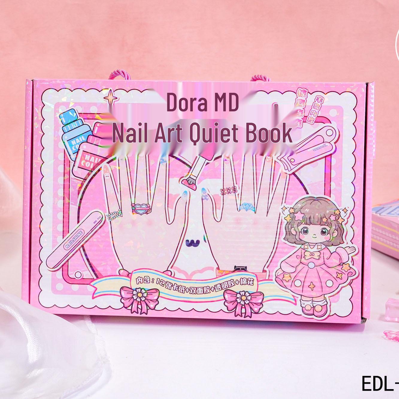 Spot Dora: DIY Handmade Manicure Quiet Book - Educational & Fun Cartoon Toy for Kids
Spot Dora: DIY Handmade Manicure Quiet Book - Educational & Fun Cartoon Toy for Kids