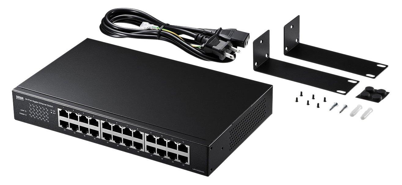 Sanwa Supply Giga compatible switching hub with loop detection function (24 ports) LAN-GIGAH24L
Sanwa Supply Giga compatible switching hub with loop detection function (24 ports) LAN-GIGAH24L