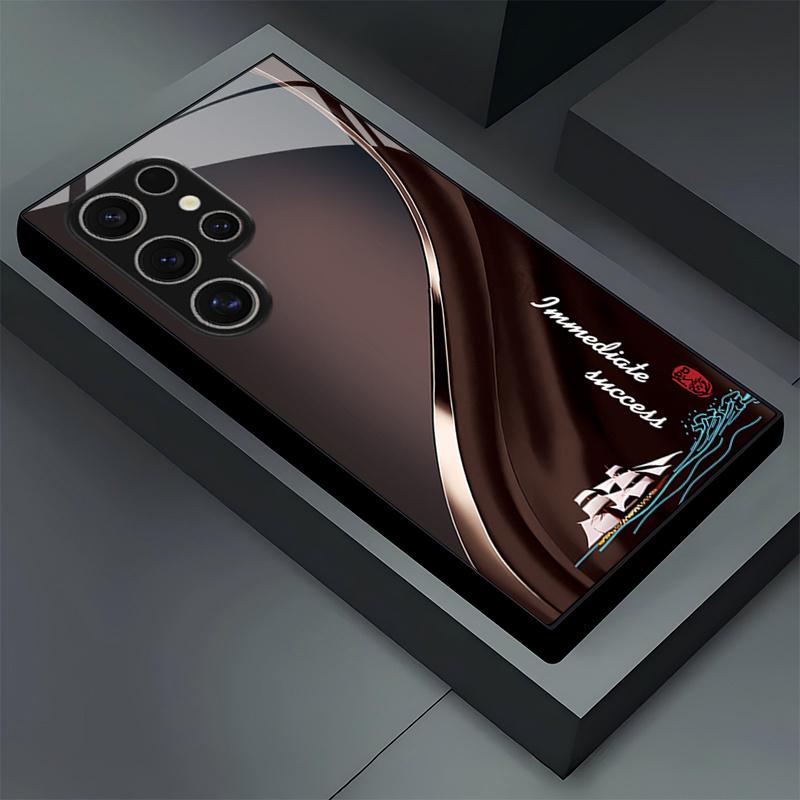 Creative black brown corrugated glass phone case suitable for Samsung Galaxy S26 S25 S24 S22 S21 S20 FE/Ultra/Plus anti drop Galaxy S26
Creative black brown corrugated glass phone case suitable for Samsung Galaxy S26 S25 S24 S22 S21 S20 FE/Ultra/Plus anti drop Galaxy S26