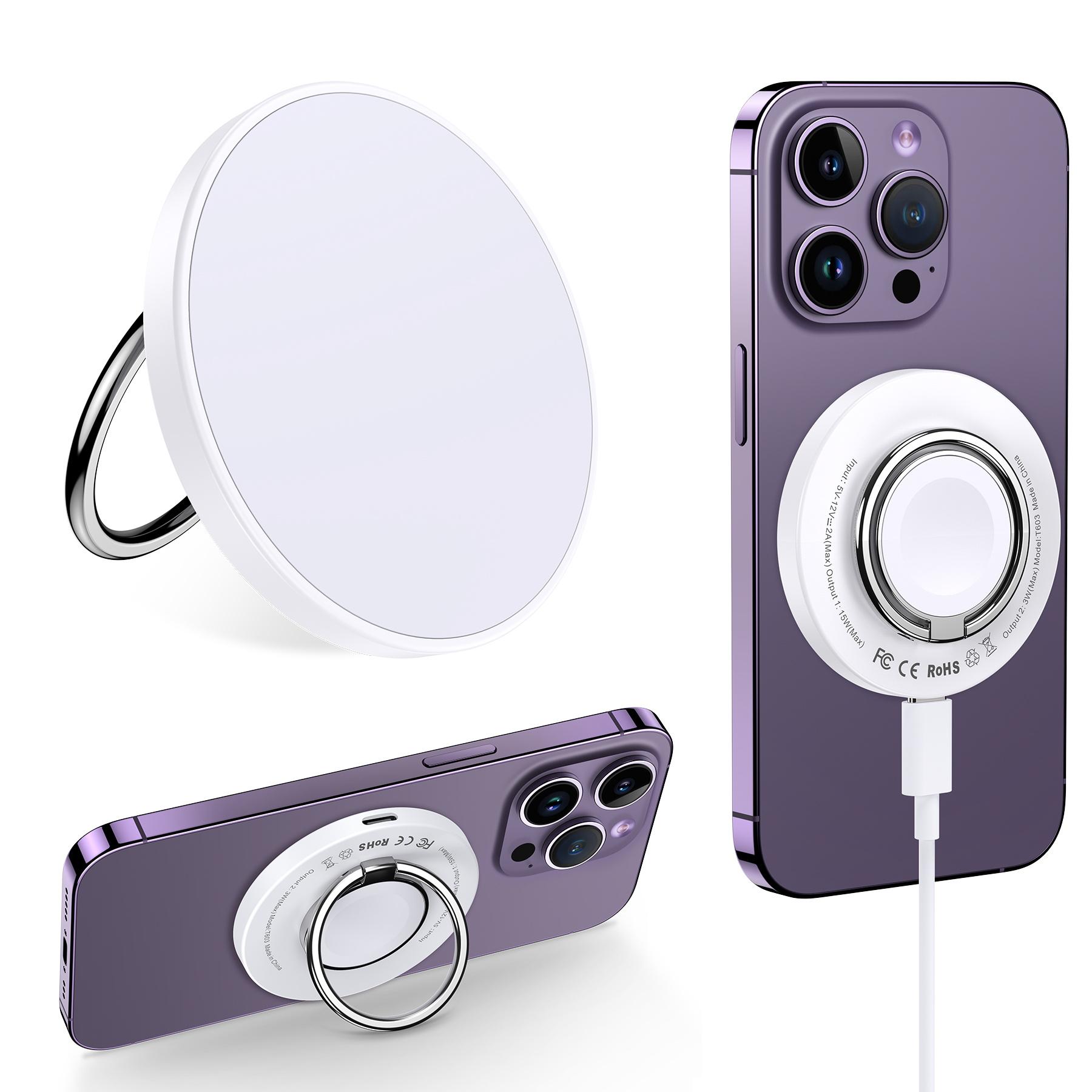 Mag-Safe Travel Charger 3-in-1 Wireless Charger For iPhone 16/15/14/13/12 Series iWatch AirPods 3/2/Pro Magnetic Ring Holder
Mag-Safe Travel Charger 3-in-1 Wireless Charger For iPhone 16/15/14/13/12 Series iWatch AirPods 3/2/Pro Magnetic Ring Holder
