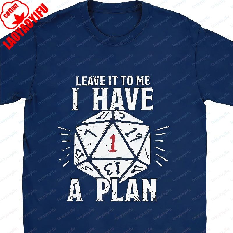 Mens D20 Dice Tabletop RPG TShirt Leave It To Me I Have A Plan Casual Gamer Tee Short Sleeve Gift Dungeons Dragons Fans 3XL
Mens D20 Dice Tabletop RPG TShirt Leave It To Me I Have A Plan Casual Gamer Tee Short Sleeve Gift Dungeons Dragons Fans 3XL