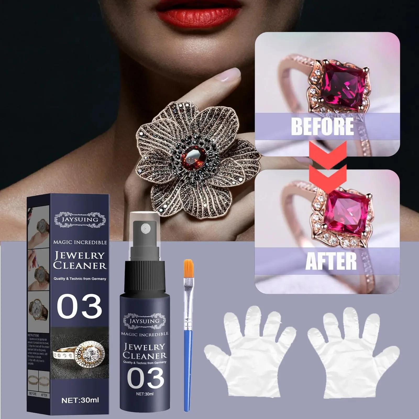 Jewelry Cleaner Cleaning Solution Tarnish Remover Stain-free Smooth Diamonds Gold Jewelry Clean Liquid Polishing Spray Kits 30ml
Jewelry Cleaner Cleaning Solution Tarnish Remover Stain-free Smooth Diamonds Gold Jewelry Clean Liquid Polishing Spray Kits 30ml