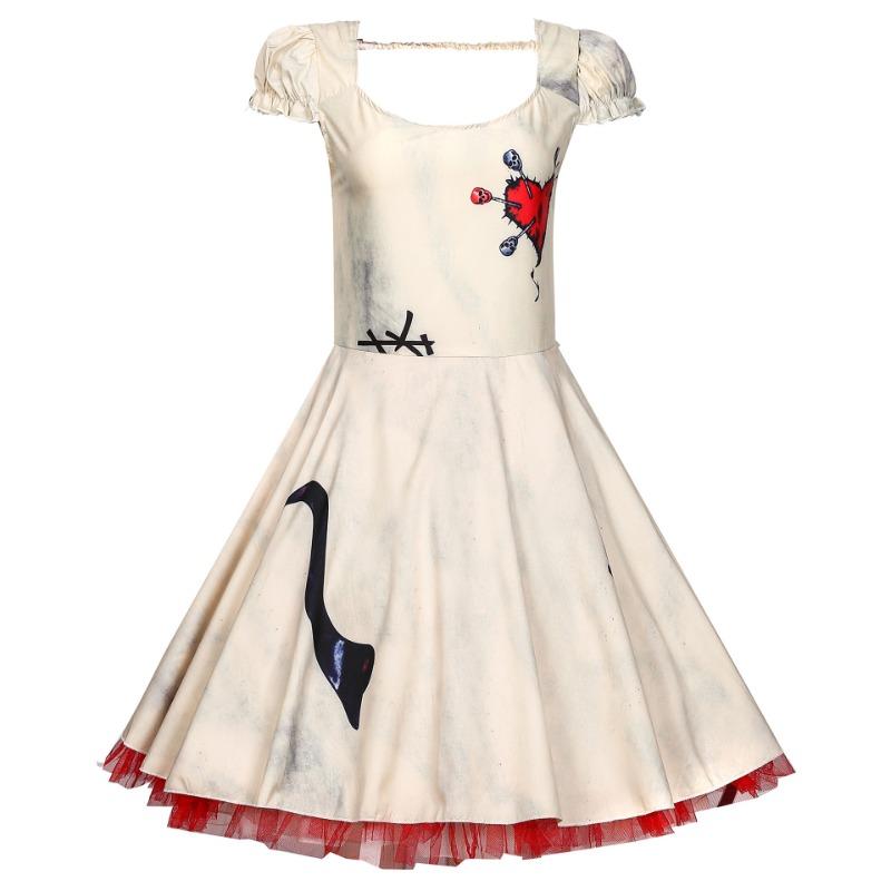 Костюм на Хэллоуин, взрослый косплей злой невесты-вампира, униформа Average code
Костюм на Хэллоуин, взрослый косплей злой невесты-вампира, униформа Average code