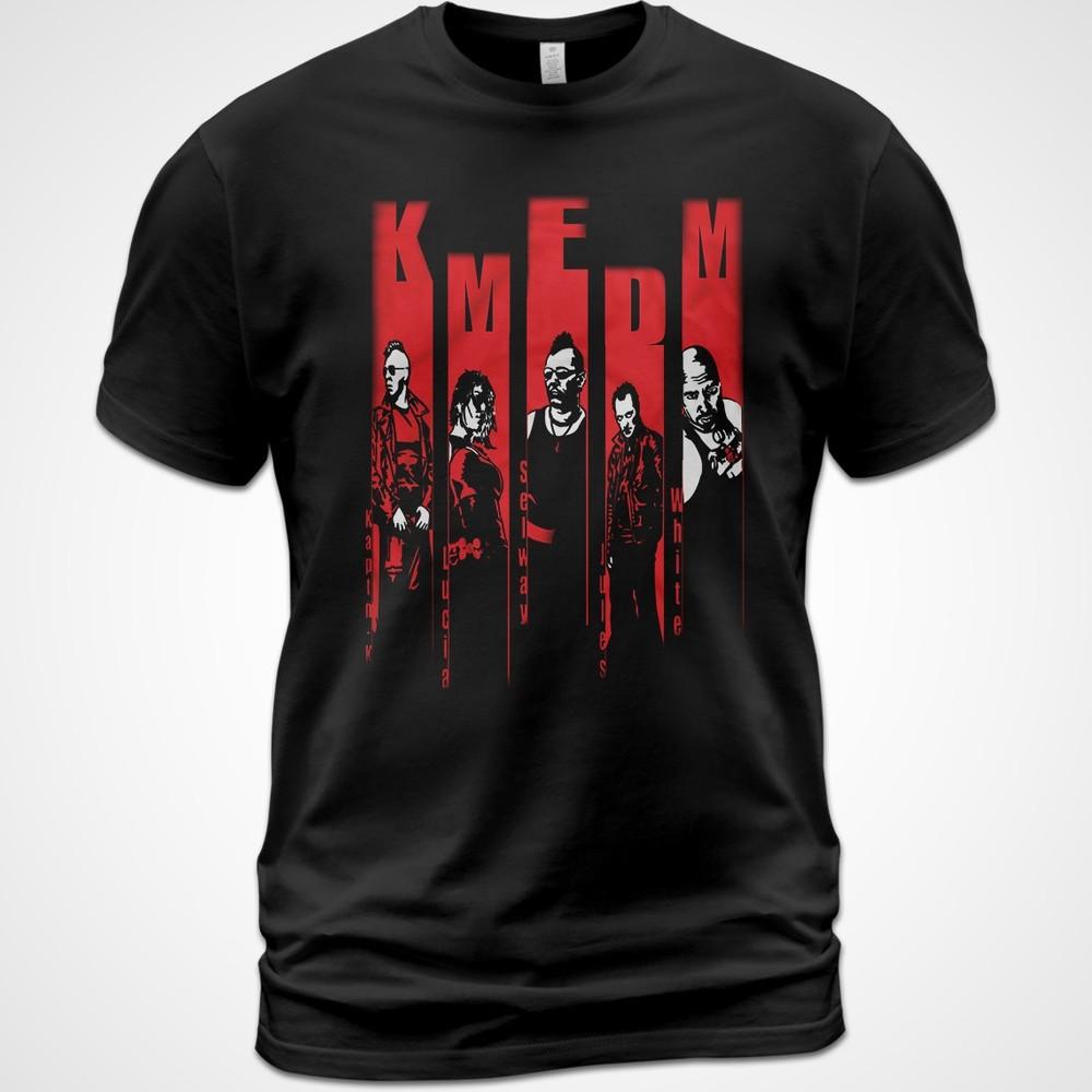 Cotton T-shirt KMFDM Album Tee Sascha Konietzko Lucia Cifarelli Andy Selway Unisex T-Shirt L
Cotton T-shirt KMFDM Album Tee Sascha Konietzko Lucia Cifarelli Andy Selway Unisex T-Shirt L