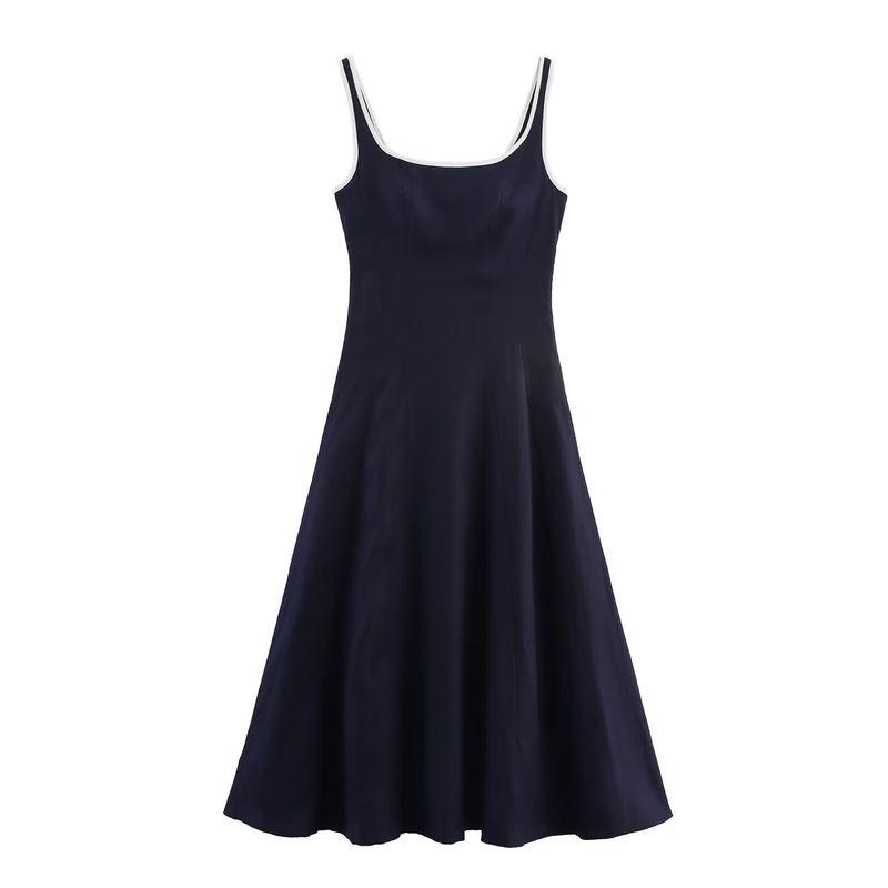 Araltay New Arrival Fashion Style Women s Clothing Fashion All-Match Minimalist Color-Contrasting Stripe Midi Skirt Dress 8214393 Dark Blue L
Araltay New Arrival Fashion Style Women s Clothing Fashion All-Match Minimalist Color-Contrasting Stripe Midi Skirt Dress 8214393 Dark Blue L