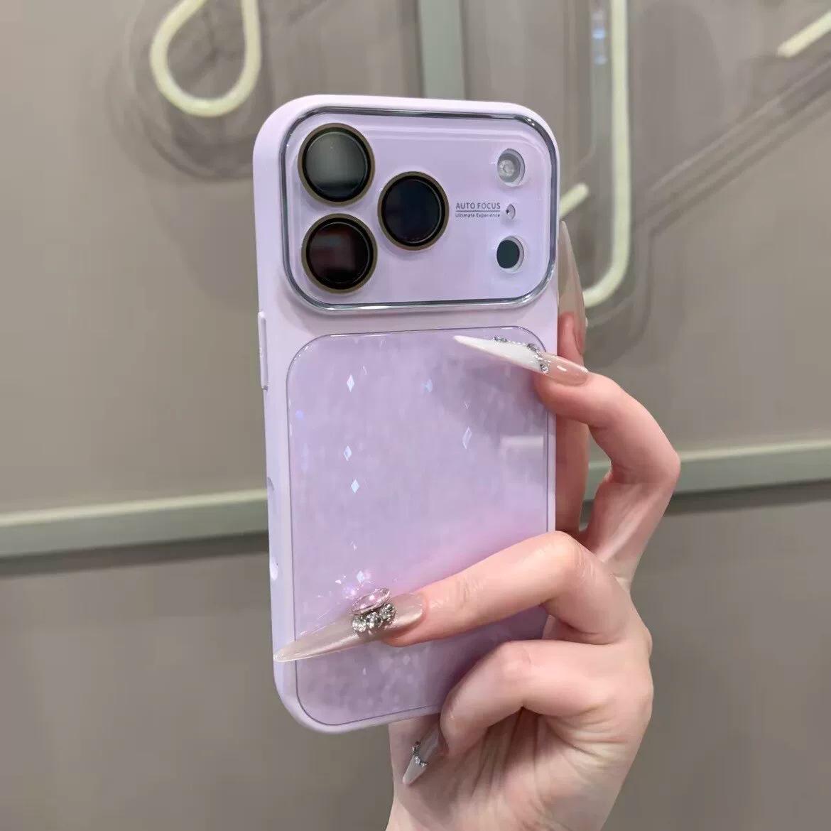Elegant Shell Pattern Laser Protective Case for Apple 17pro/17promax/16pro iPhone 16 фиолетовый
Elegant Shell Pattern Laser Protective Case for Apple 17pro/17promax/16pro iPhone 16 фиолетовый