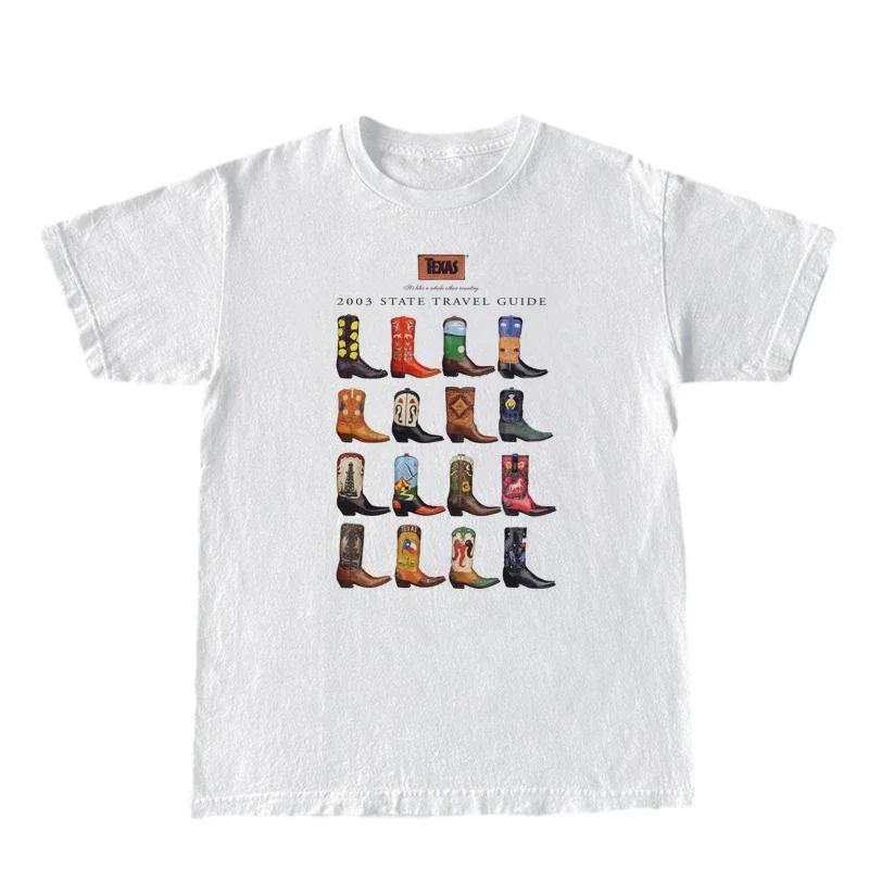 Western Country Women TShirts Cowboy Boots Printed Retro Graphic Tees Cute Aesthetic Vintage Cowgirl Tops Fashion Travel Shirt S
Western Country Women TShirts Cowboy Boots Printed Retro Graphic Tees Cute Aesthetic Vintage Cowgirl Tops Fashion Travel Shirt S