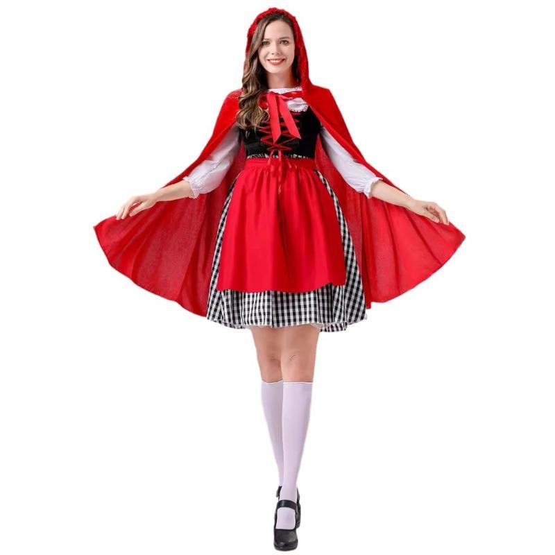 Хэллоуинская сказочная одежда для косплея «Красная Шапочка» для молодых взрослых с плащом XXL
Хэллоуинская сказочная одежда для косплея «Красная Шапочка» для молодых взрослых с плащом XXL