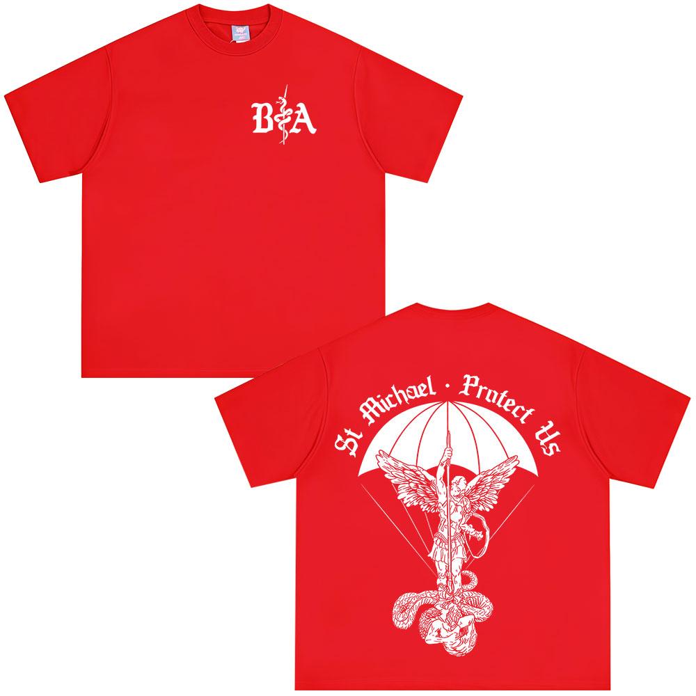 ST Michael Brothers in Arms Double Sided Printed Tshirt Unisex Women Clothing Summer Casual Cotton Oversized Short Sleeves T Shirt S
ST Michael Brothers in Arms Double Sided Printed Tshirt Unisex Women Clothing Summer Casual Cotton Oversized Short Sleeves T Shirt S