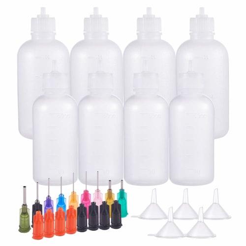 BENECREAT 8-Piece 50/100ml Needle Tip Bottle Set, Multipurpose Precision Applicator Bottle Set with Colorful Needle Tips for DIY, Arts, and Crafts
BENECREAT 8-Piece 50/100ml Needle Tip Bottle Set, Multipurpose Precision Applicator Bottle Set with Colorful Needle Tips for DIY, Arts, and Crafts