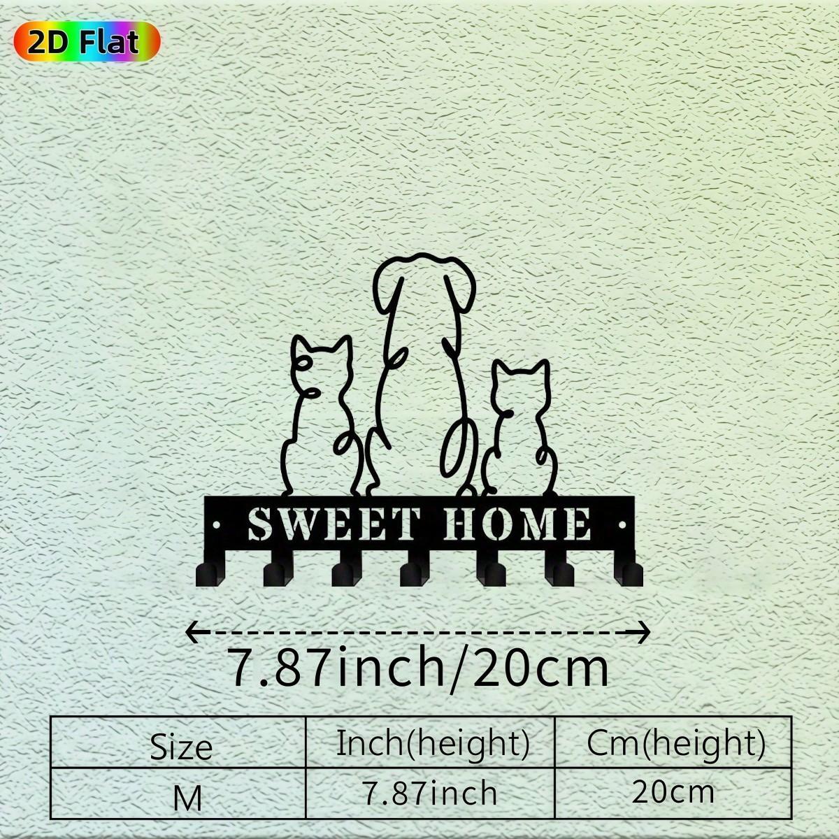 Funny Pet Key Holder Heavy Duty Metal Wall Mount Gift for Dog Lovers Space Saving Home Decor Entryway Kitchen Bathroom Office Organizer 15x20
Funny Pet Key Holder Heavy Duty Metal Wall Mount Gift for Dog Lovers Space Saving Home Decor Entryway Kitchen Bathroom Office Organizer 15x20