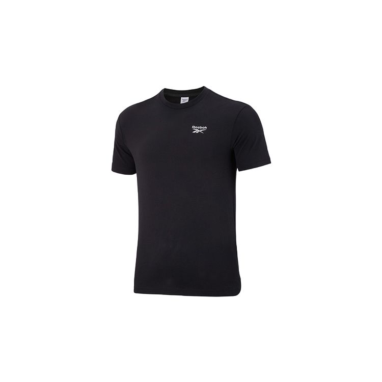 Reebok Solid Color Basic Logo Print Slim Fit Round Neck Short Sleeve T-Shirt Unisex Tops Black GR8487 S
Reebok Solid Color Basic Logo Print Slim Fit Round Neck Short Sleeve T-Shirt Unisex Tops Black GR8487 S