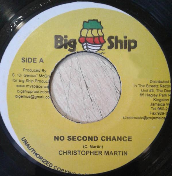 7inch Record CHRISTOPHER MARTIN - No Second Chance NONE Big Ship Jamaica Reggae, Ska & Dub Used
7inch Record CHRISTOPHER MARTIN - No Second Chance NONE Big Ship Jamaica Reggae, Ska & Dub Used