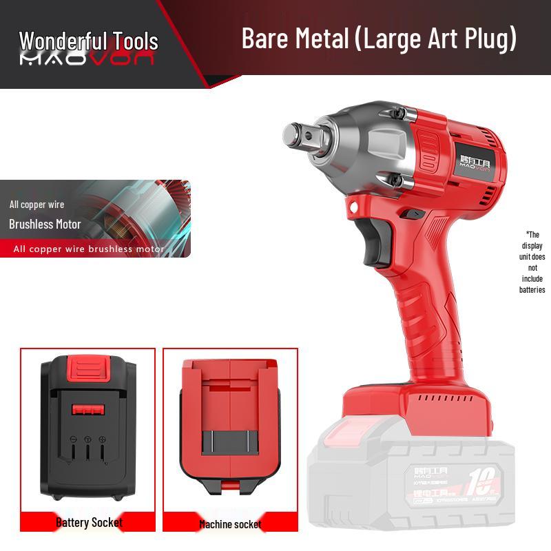 Brushless High Torque Impact Wrench 2106 - Versatile Tool for Carpentry, Auto Repair, and More.
Brushless High Torque Impact Wrench 2106 - Versatile Tool for Carpentry, Auto Repair, and More.