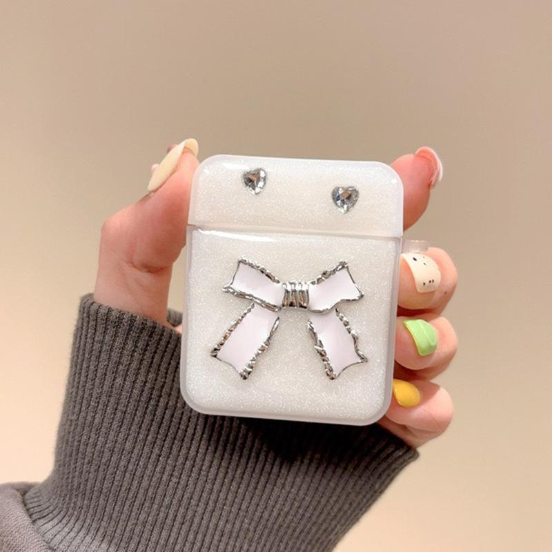 Epoxy Bow Rhinestone Airpods 3 /4 Generation For Airpodspro2 Apple Wireless Bluetooth Headset Cover Airpods 1/2 generation
Epoxy Bow Rhinestone Airpods 3 /4 Generation For Airpodspro2 Apple Wireless Bluetooth Headset Cover Airpods 1/2 generation