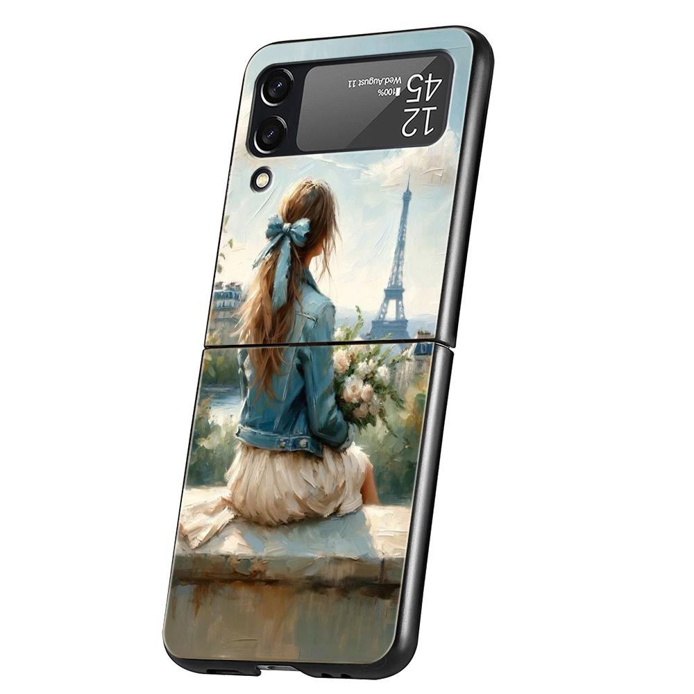 Hard PC Phone Case For Samsung Galaxy Z Flip 7 6 5 4 Black Cover For Galaxy Z Flip 3 Foldable Oil Painting Street Girl Art Niche Z Flip 4
Hard PC Phone Case For Samsung Galaxy Z Flip 7 6 5 4 Black Cover For Galaxy Z Flip 3 Foldable Oil Painting Street Girl Art Niche Z Flip 4
