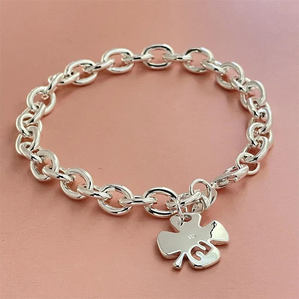 Four-Leaf Clover Bracelet, Simple Luxury Banquet Wedding Birthday Jewelry Gift For Women Couple 20cm
Four-Leaf Clover Bracelet, Simple Luxury Banquet Wedding Birthday Jewelry Gift For Women Couple 20cm