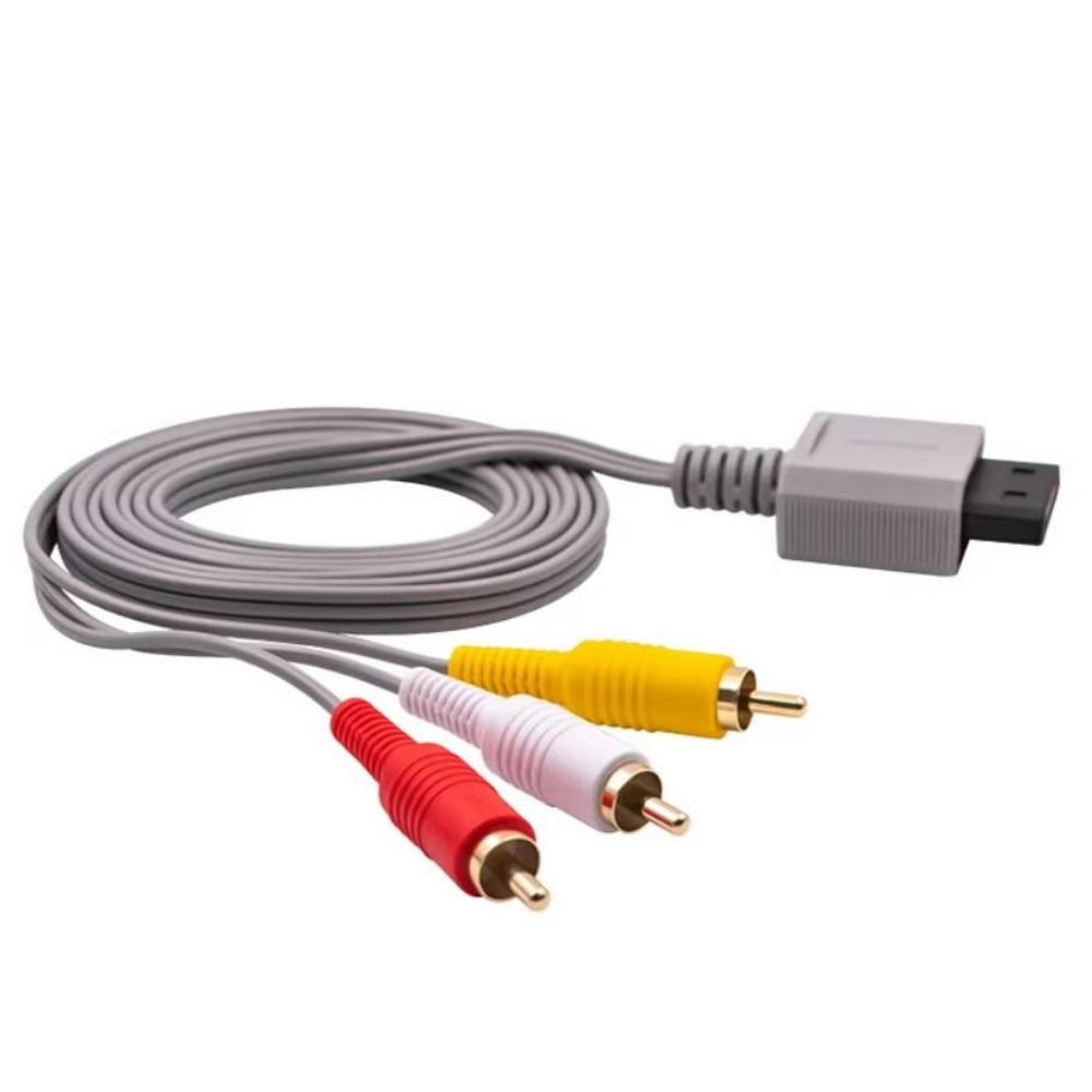 Universal Audio Video AV Adapter Audio Video TV Connector Cable for Wii U/Wii Controller сірий
Universal Audio Video AV Adapter Audio Video TV Connector Cable for Wii U/Wii Controller сірий