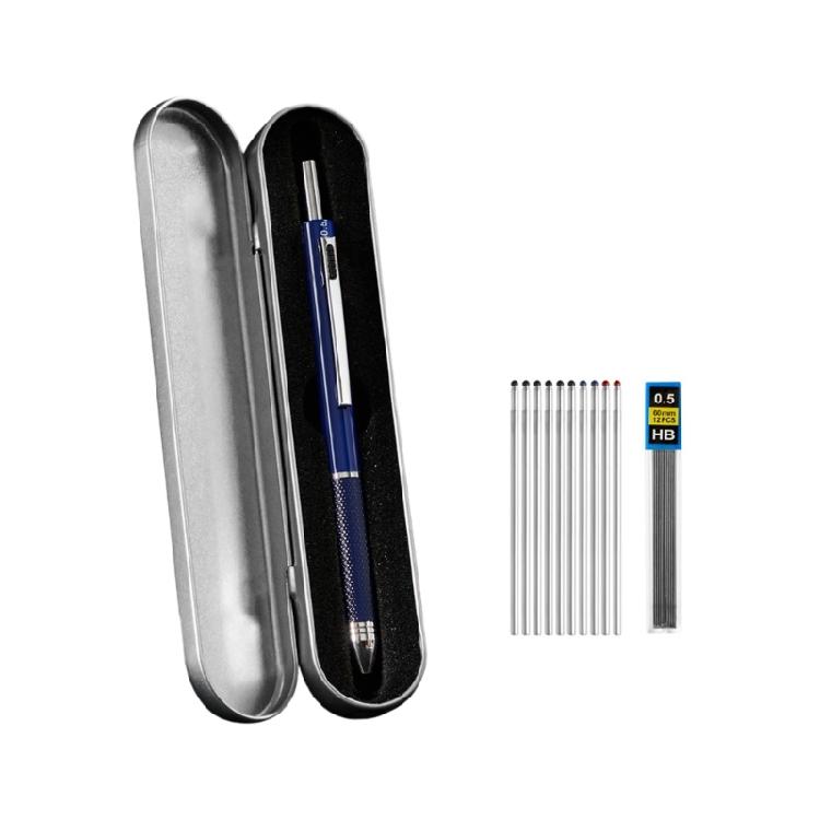 Metal Ballpoint Pen 4-in-1 Sensor Pen Easy to Write 3 Colours Press Pen For Smooth Writing
Metal Ballpoint Pen 4-in-1 Sensor Pen Easy to Write 3 Colours Press Pen For Smooth Writing