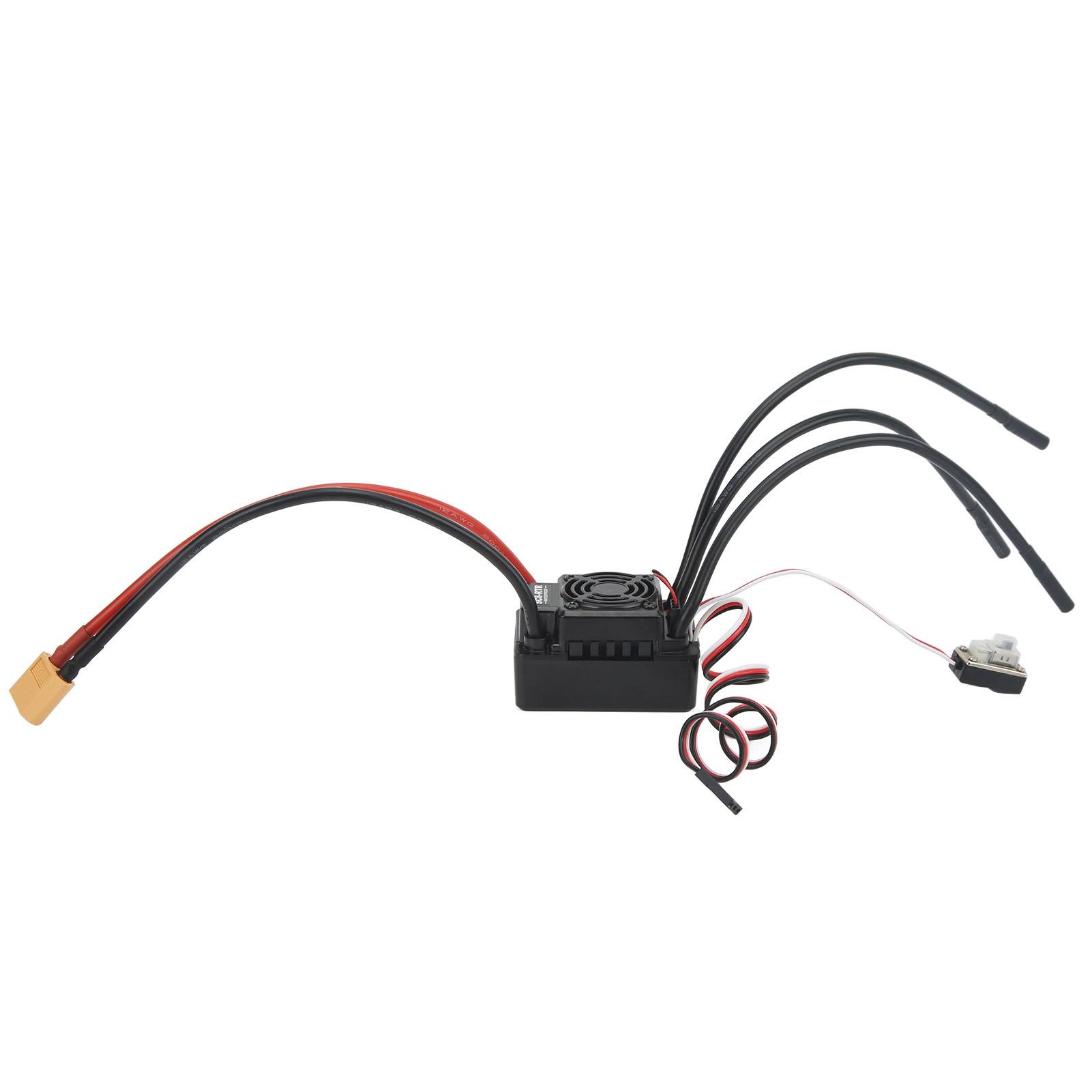 RC 120A Brushless ESC Waterproof Brushless ESC Electric Speed Controller for 110 RC Car
RC 120A Brushless ESC Waterproof Brushless ESC Electric Speed Controller for 110 RC Car