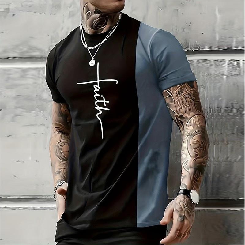 New Casual Summer Men s Short Sleeved T-shirt Fitness Sports Slim Fit Printed Round Neck Top 3XL
New Casual Summer Men s Short Sleeved T-shirt Fitness Sports Slim Fit Printed Round Neck Top 3XL