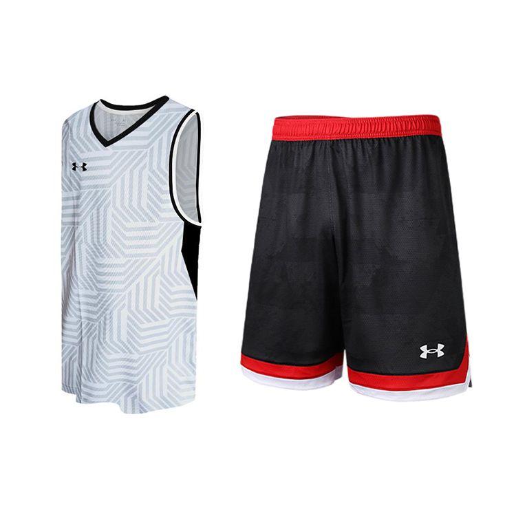 Under Armour Логотип с принтом дышащая майка и трикотажные шорты баскетбольный комплект мужские комплекты 23500102-100+21500208-001 M
Under Armour Логотип с принтом дышащая майка и трикотажные шорты баскетбольный комплект мужские комплекты 23500102-100+21500208-001 M