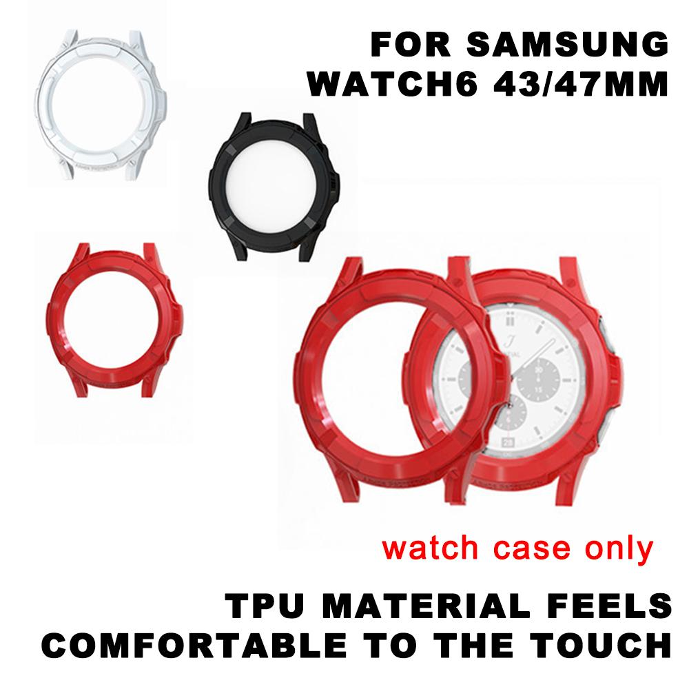 Чехол из ТПУ 43 мм 47 мм для Samsung Watch 6, защитный корпус, рамка для умных часов, аксессуары, класс V5A5
Чехол из ТПУ 43 мм 47 мм для Samsung Watch 6, защитный корпус, рамка для умных часов, аксессуары, класс V5A5