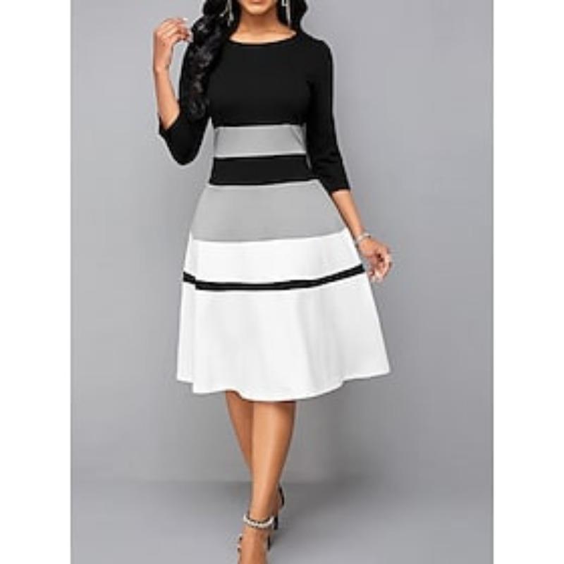 QICED Fashion Summer Spring 1/2 Sleeves O-Neck Casual Dresses XXXXXL чорний
QICED Fashion Summer Spring 1/2 Sleeves O-Neck Casual Dresses XXXXXL чорний