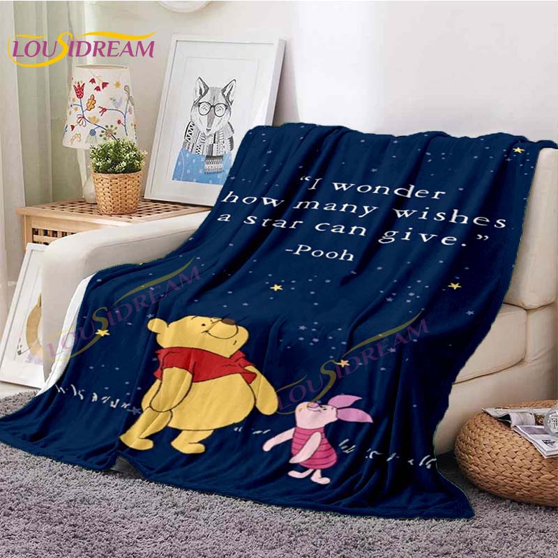 Cute Winnie Bear Blanket Flannel Throw Blankets Soft Warm Plush Bedding Boys Girls Bedroom Gifts for Best Friend 100x150cm
Cute Winnie Bear Blanket Flannel Throw Blankets Soft Warm Plush Bedding Boys Girls Bedroom Gifts for Best Friend 100x150cm