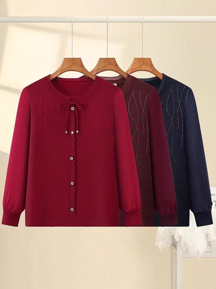 2026 Spring Women s Elegant T-shirt for Stylish Middle-aged & Elderly 5XL (145~155 cm) вино красного
2026 Spring Women s Elegant T-shirt for Stylish Middle-aged & Elderly 5XL (145~155 cm) вино красного