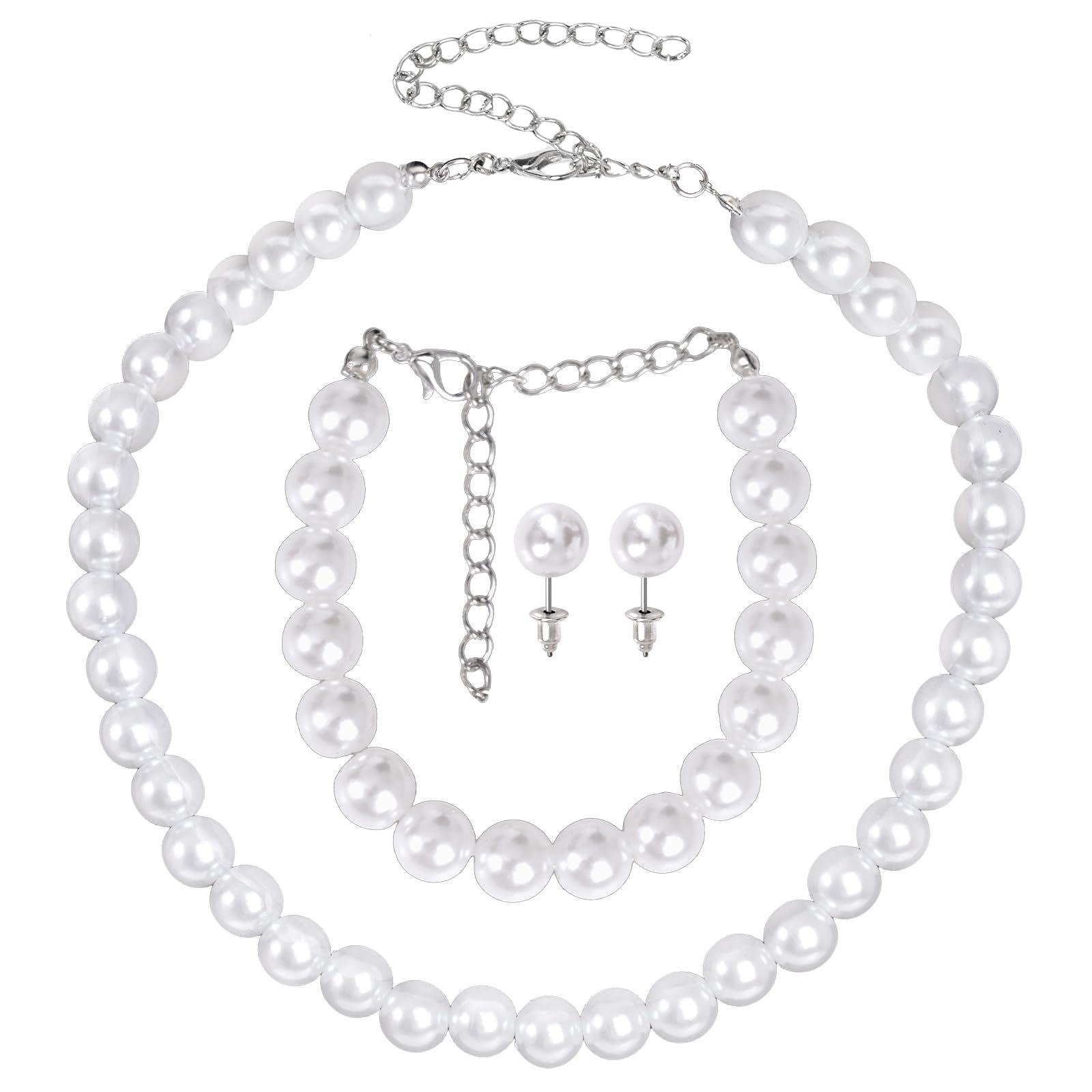 Fashion Pearl Necklace and Earring Set , Light Simple Design for Women Daily Office Party серебряный
Fashion Pearl Necklace and Earring Set , Light Simple Design for Women Daily Office Party серебряный