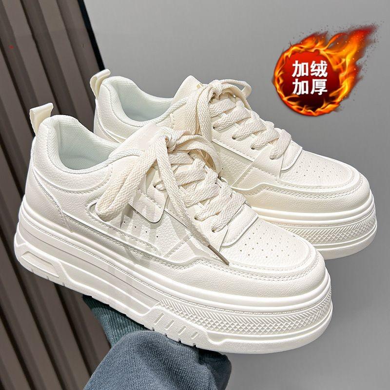 Platform white shoes women s 2025 autumn and winter new versatile heightening board shoes women s velvet casual sports shoes 40
Platform white shoes women s 2025 autumn and winter new versatile heightening board shoes women s velvet casual sports shoes 40