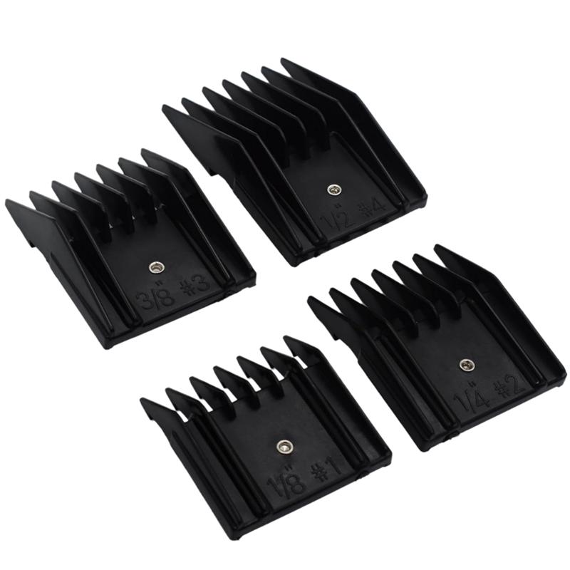4 Pieces Professional A5 Style Hair Clipper Attachment Guard Guide Cutting Combs Set Compatible Oster Classic чёрный
4 Pieces Professional A5 Style Hair Clipper Attachment Guard Guide Cutting Combs Set Compatible Oster Classic чёрный