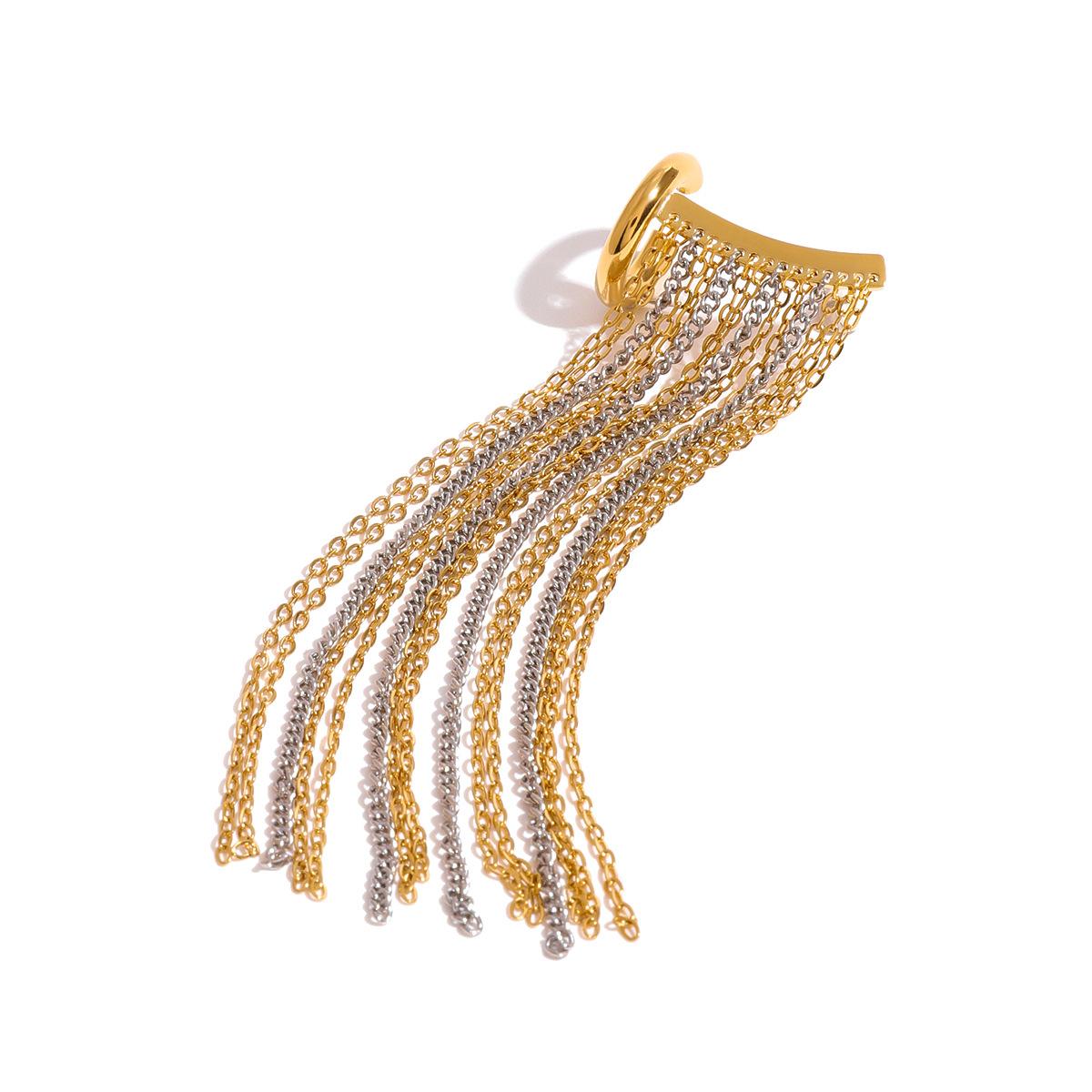 Yori 1Pc Long Tassel Drop Dangle Fashion Party Golden Silver Mix Color Earrings Texture Stainless Steel Minimalist Jewelry New
Yori 1Pc Long Tassel Drop Dangle Fashion Party Golden Silver Mix Color Earrings Texture Stainless Steel Minimalist Jewelry New