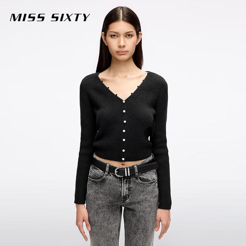 MISS SIXTY Women s V-Neck Beaded Knit Top
MISS SIXTY Women s V-Neck Beaded Knit Top