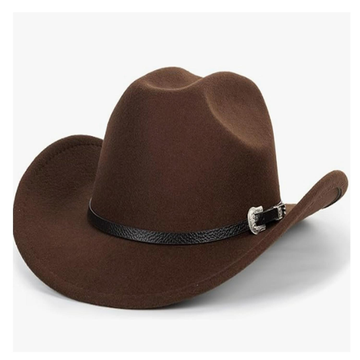 Western Cowboy Hat for Men Women Classic Roll Up Fedora Hat with Buckle Belt(Size:S-M) Medium коричневий
Western Cowboy Hat for Men Women Classic Roll Up Fedora Hat with Buckle Belt(Size:S-M) Medium коричневий