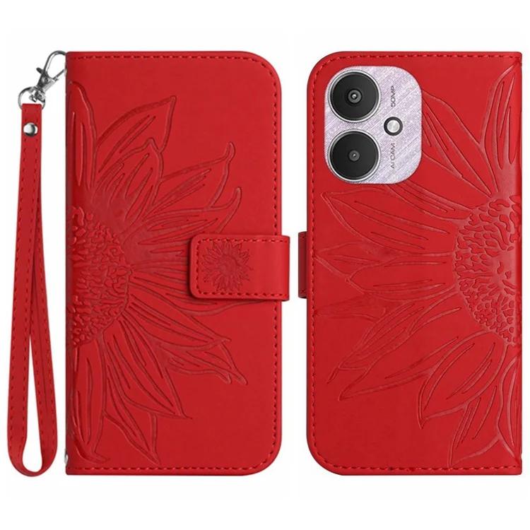 HT04 For Xiaomi Redmi 13C 4G / 5G / 13R 5G / Poco M6 5G / Poco C65 4G Case with Wrist Strap Sunflower Phone Wallet Cover
HT04 For Xiaomi Redmi 13C 4G / 5G / 13R 5G / Poco M6 5G / Poco C65 4G Case with Wrist Strap Sunflower Phone Wallet Cover