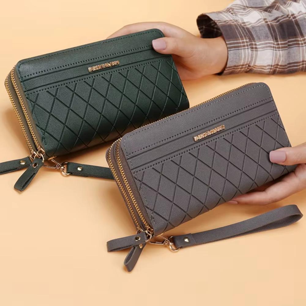 Pu Leather Women s Clutch Bag Long Mobile Phone Bag Portable Lady Long Wallet Card Bag темно-сірий колір
Pu Leather Women s Clutch Bag Long Mobile Phone Bag Portable Lady Long Wallet Card Bag темно-сірий колір