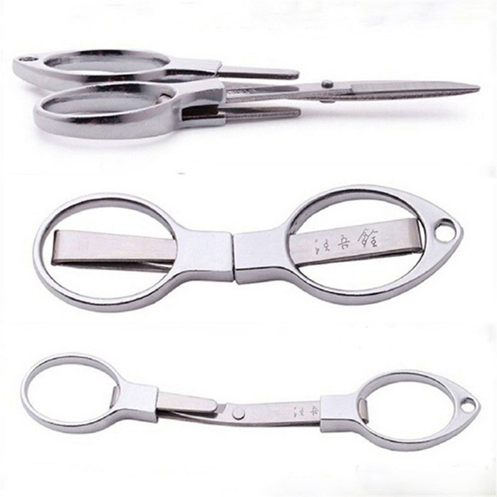 Outdoor Portable Foldable Stainless Steel Folding Scissors Pocket Shears Fishing Line Scissors
Outdoor Portable Foldable Stainless Steel Folding Scissors Pocket Shears Fishing Line Scissors