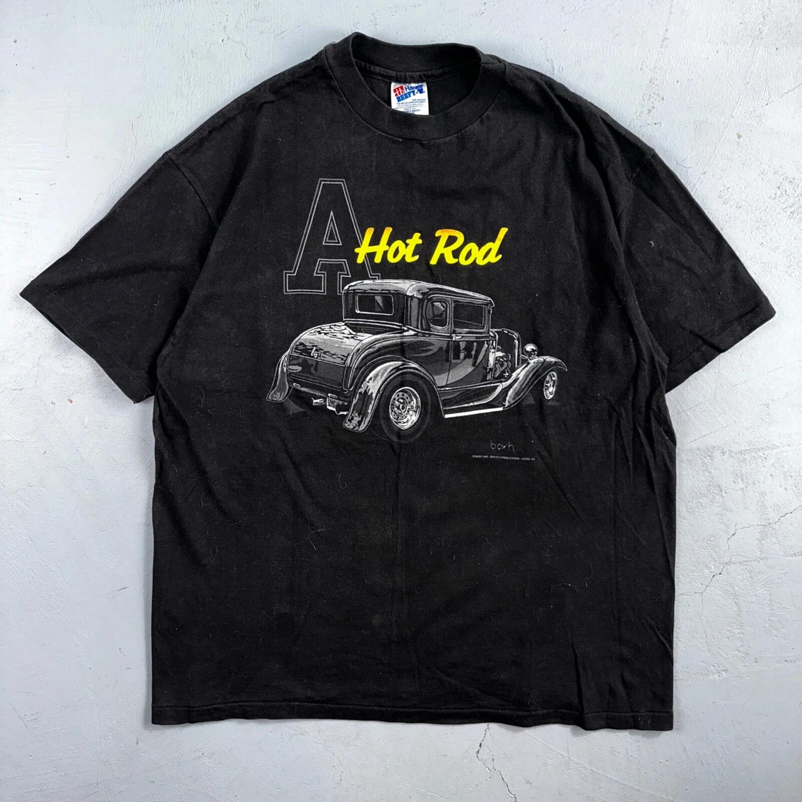 Hanes 90s Hot Rod VTG T Shirt Cars Graphic Tee Single Stitch Black Cool 1992 XL S
Hanes 90s Hot Rod VTG T Shirt Cars Graphic Tee Single Stitch Black Cool 1992 XL S