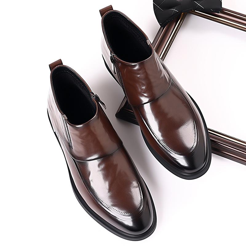 Модные брендовые мужские ботинки «Челси» в британском стиле, мужские повседневные деловые туфли с высоким берцем, кожаные туфли средней высоты, короткие ботинки с боковой молнией 44 коричневый
Модные брендовые мужские ботинки «Челси» в британском стиле, мужские повседневные деловые туфли с высоким берцем, кожаные туфли средней высоты, короткие ботинки с боковой молнией 44 коричневый